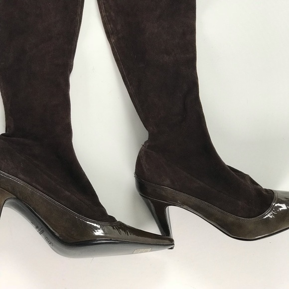 Accessoire Diffusion NWOT Patent & Suede Boots - Picture 5 of 7